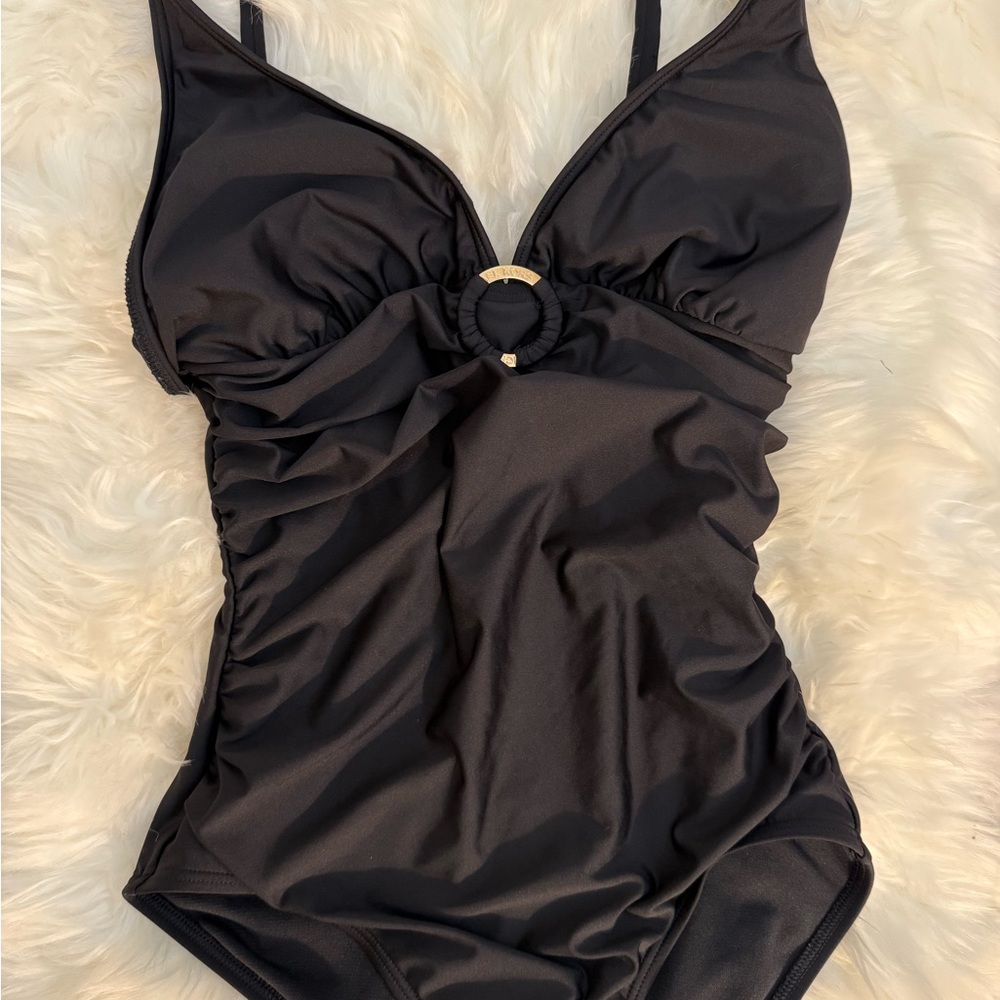 Michael Kors Black Kids One Piece Swimsuit Sz 8